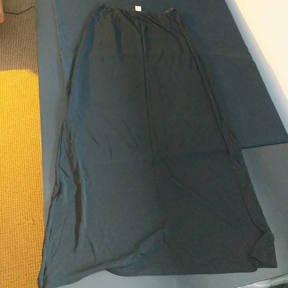 Long black skirt
